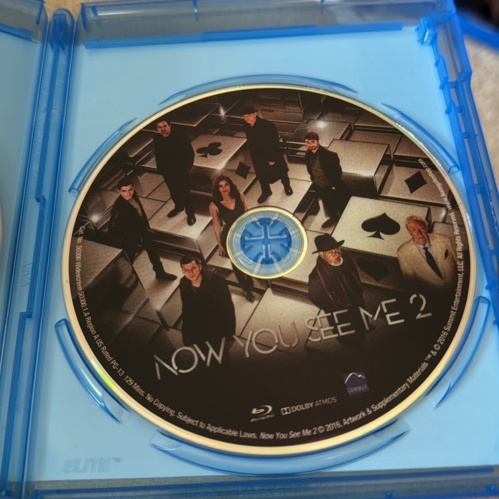 SOLD do not buyNow You See Me 1 & 2 Blu-Ray - No Digital EUC Must Watch Movie - Picture 3 of 4